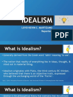 Idealism: Loyd Kevin C. Martizano Reporter