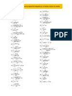 Integrales Por El Método Cambio de Variable