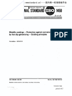 ISO 1459 Hots Dip Galvanizing