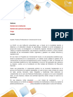 Formato Carta de Presentación