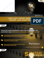 Materi 04 Kiat-Kita Sukses Tender Jasa Konstruksi