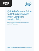 Quick-Reference Guide To Optimization With Intel® Compilers: Intel® Software Development Products