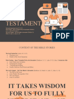 Stories in New Testament