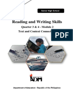 Reading and Writing Module 2 Part 1