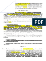 Ejemplo de Contrato Por Tiempo Indeterminado Con Clausula de Prueba