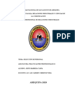 Pre - Practicas Profesionales Ii - Seleccion de Personal - Avance Oficial