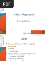 Logistic Regression: Prof. Andy Field