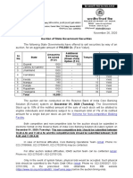 Auction of State Government Securities 10,930 Cr. (Face Value)