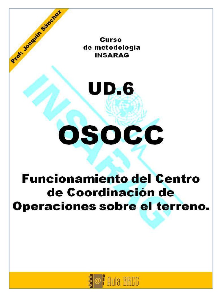 Concepto y Estructura del OSOCC | PDF | Naciones Unidas | Relaciones ...