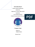 SAMPLE_A_Internship Report Format - Title page_Updated