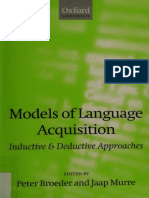 Models of Language Acquisition Inductive and Deductive Approach - Nodrm PDF