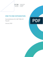 End To End Integration: Successfactors Ec, Sap Tam, Ec Payroll