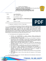 Quezon City Police District District Police Strategy Management Unit Memorandum