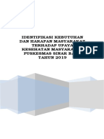 Identifikasi Kebutuhan Masyarakat 2020