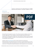 Top Power BI Interview Questions and Answers For 2020