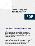 Demand, Supply, and Market Equilibrium