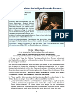 Aus Der Höllenvision Der Heiligen Franziska Romana PDF