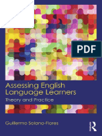 Assessing English Language Learners - Theory and Practice PDF