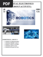 Digital Electronics (Group Activity) : (R OBO TI CS)