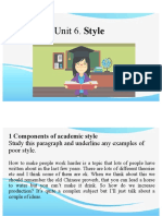 Unit6 Style PDF