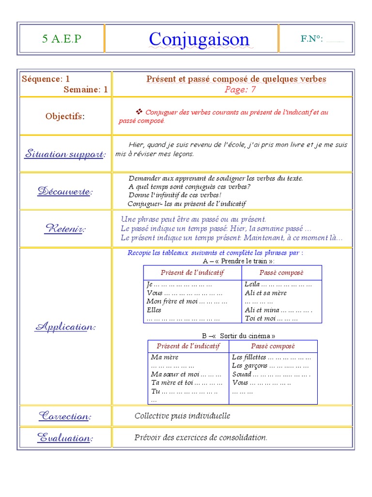 8 Temps De L indicatif Terminaison Conjugaison | PDF | Verbe | Conjugaison