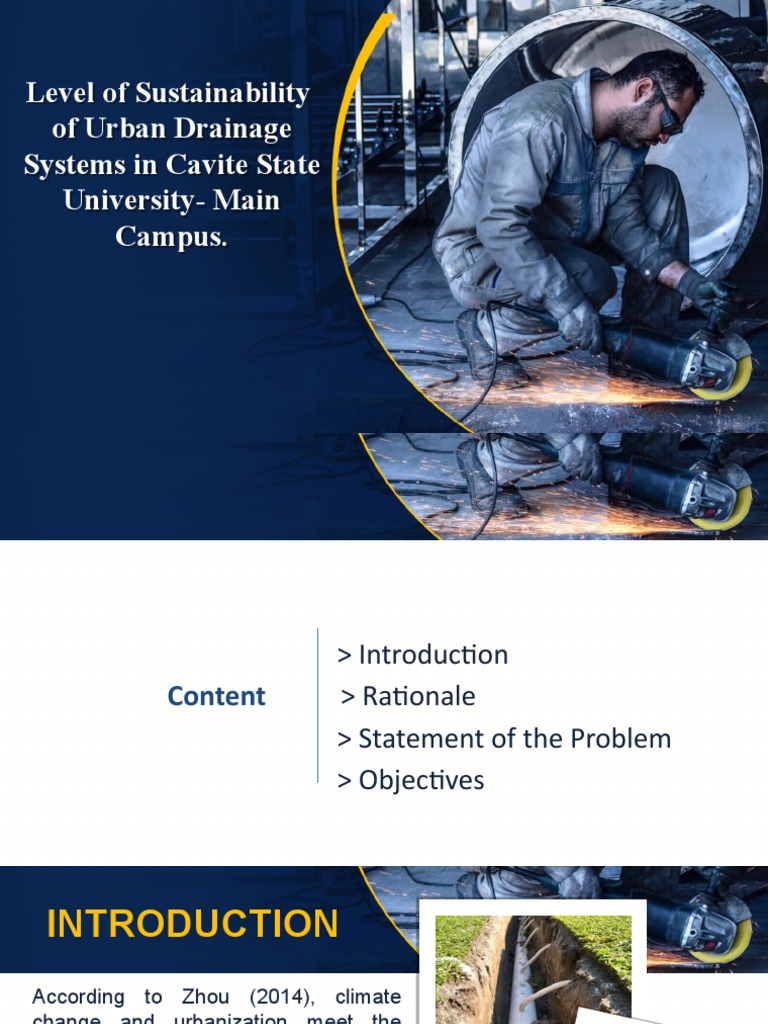 Sustainability of Urban Drainage in CvSU | PDF | System | Sustainability