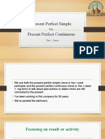 Present Perfect Simple vs. Present Perfect Continuous: Unit 2 - Issues