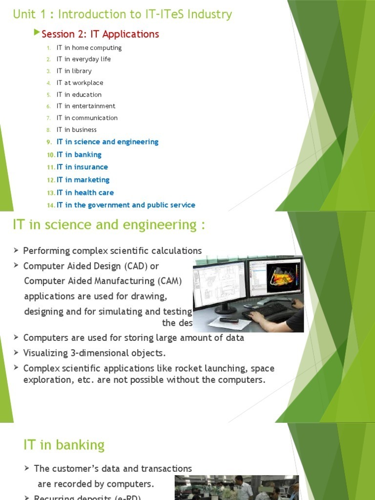 Unit 1 IT and ITeS Industry | PDF | Ct Scan | Electrocardiography