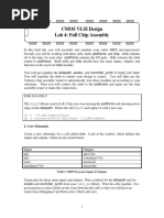 Cmos Vlsi Design Lab 4: Full Chip Assembly: I. Core Schematic