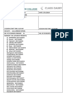 Hoa-Class Diary (Sem V - B) 5 Nov