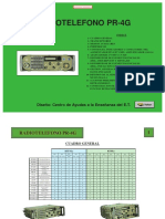 Radiotelefonos PR-4G manual