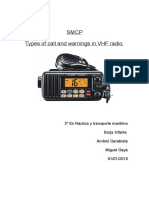 SMCP Types of Call and Warnings in VHF Radio