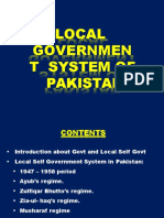 Local Governmen T System of Pakistan