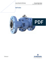SD Series Floating Ball Valve: Maximum Allowable Stem Torque Values For SD Series Product Data Sheet