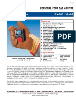 Personal Four Gas Monitor: GX-2001 Model