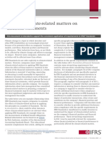 Effects of Climate Related Matters On Financial Statements