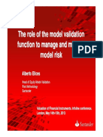 Elices_2013_Infoline - The Role of the Model Validation Function to Manage and Mitigate Model Risk