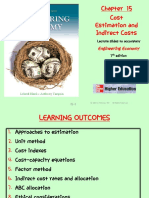 CH 15 - Cost Estimation and Indirect Costs