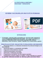 Schema Vaccinurilor Gratuite in Romania (Valabil In