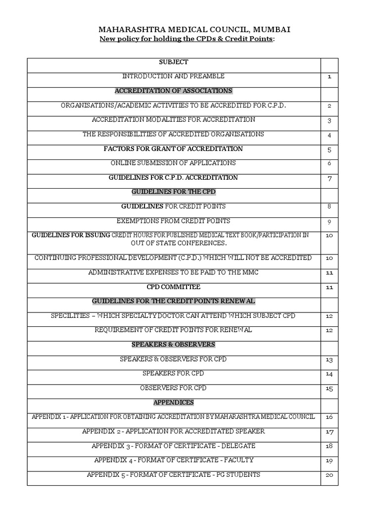 MMC CPD Accreditation Guidelines 2025 | PDF | Professional Development ...