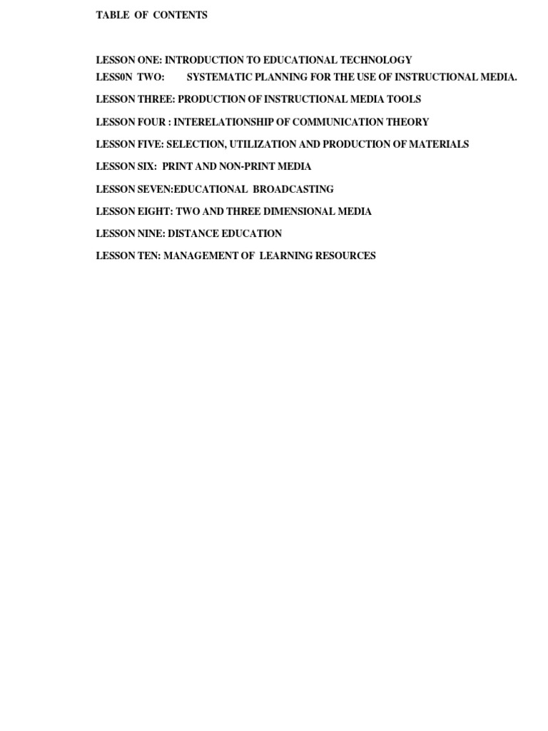 Educational Media and Resources PDF Educational Technology Learning