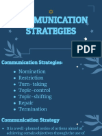 Communication Strategy