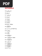 Integrals and Application of Integrals