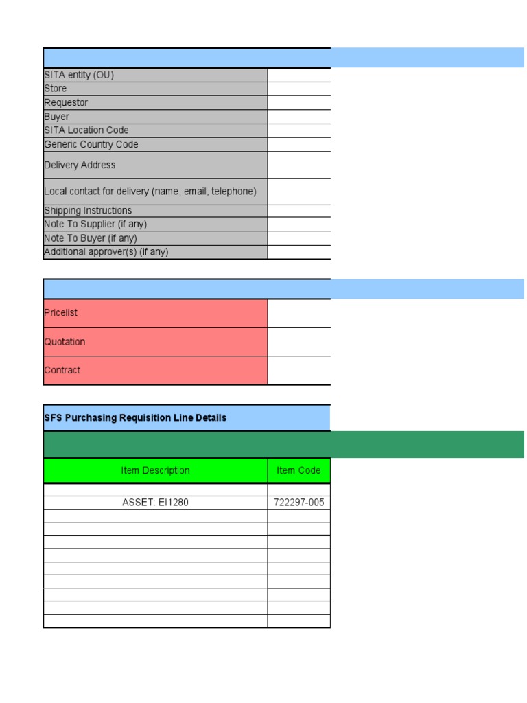 SITA Purchasing Requisition Overview | PDF | Personal Computers ...