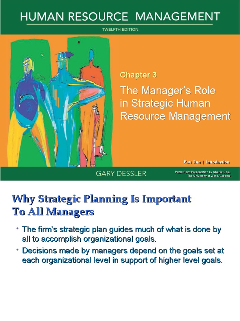 Manager's Role in Strategic HRM | PDF | Strategic Management | Goal
