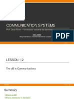 Jitorres - Lesson 1-2 - The DB in Communications PDF