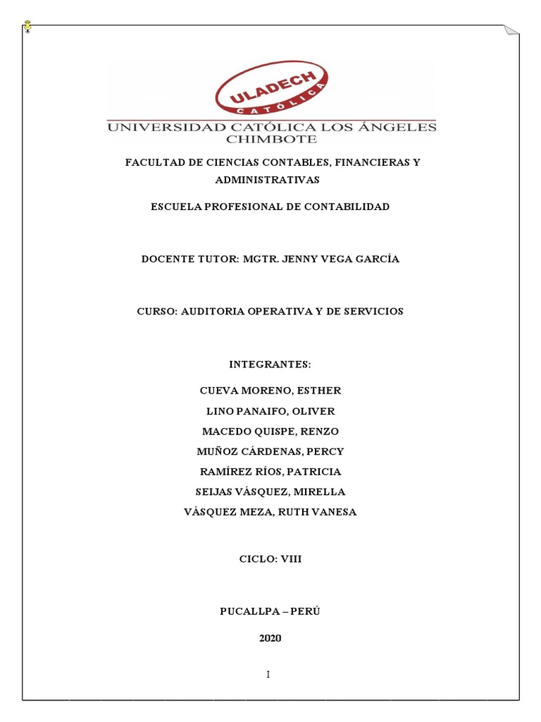 Técnicas De Auditoría Pdf Auditoría Contralor