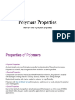 There Are Kind of Polymers Properties