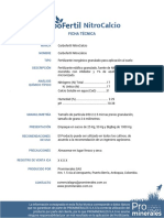 Ficha Técnica Carbofertil NitroCalcio