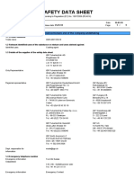 Safety Data Sheet: SECTION 1: Identification of The Substance/mixture and of The Company/undertaking